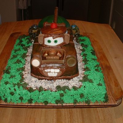 Tow Mater And The Ninja Turtles