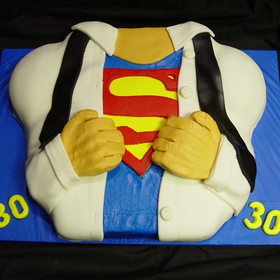 Superman Cake