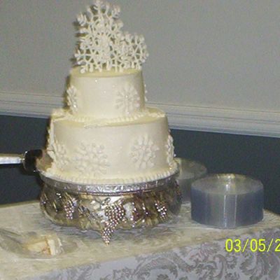 My First Snowflake Cake