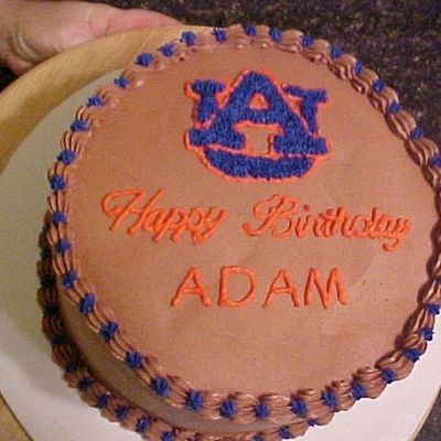 Auburn Birthday Cake