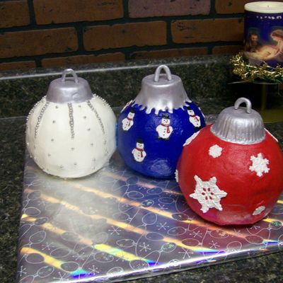 Ornament Shower Cake