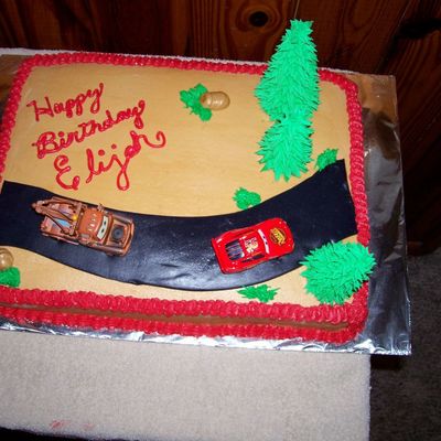 Cars Birthday Cake