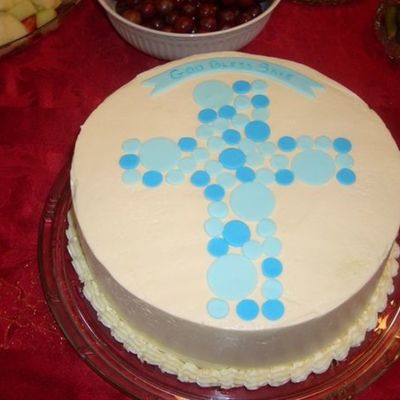 Blue Cross Cake