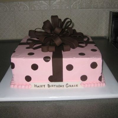 Pink Polka Dot Present