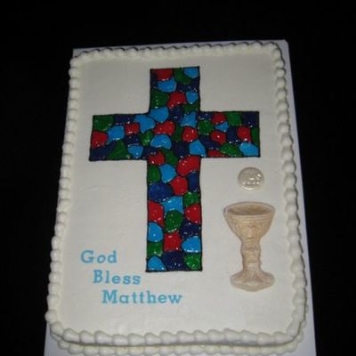 Stained Glass Cross