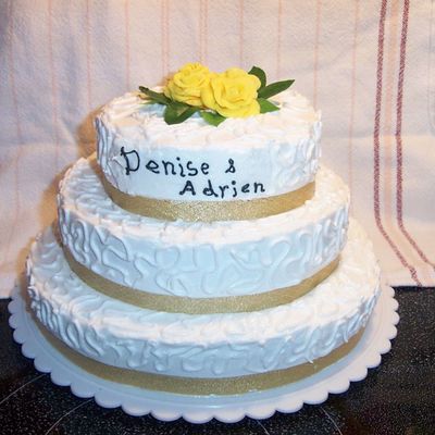 Small Wedding 3 Tier Cake