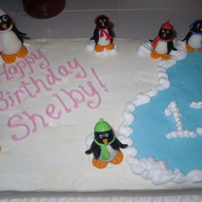 Penguin Ice Cream Cake