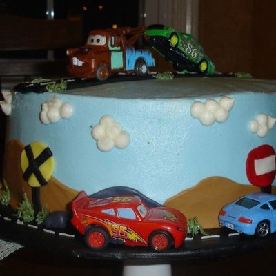 My Sons Cars Cake