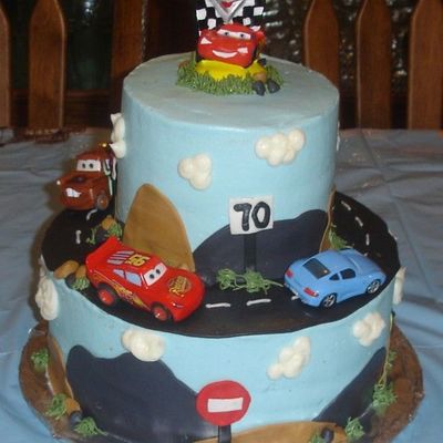 2Nd Cars Cake