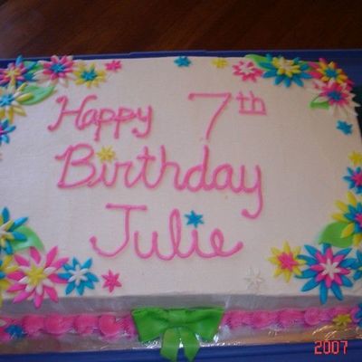 Daisy B-Day Cake