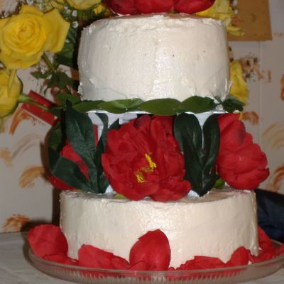 Last Minute Wedding Cake!