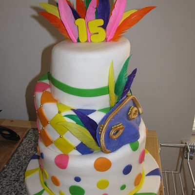 First Quinceanera Cake