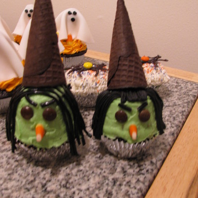 My Ugly Witch Cupcakes