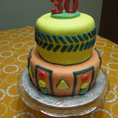Traffic Birthday Cake