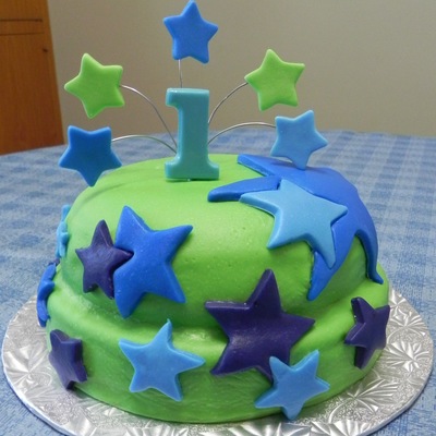 Stary Birthday Cake
