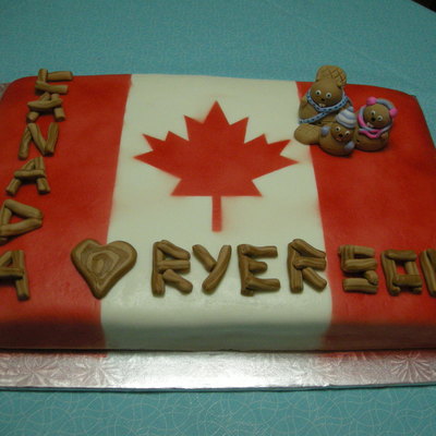 Canadian Citizenship Cake.