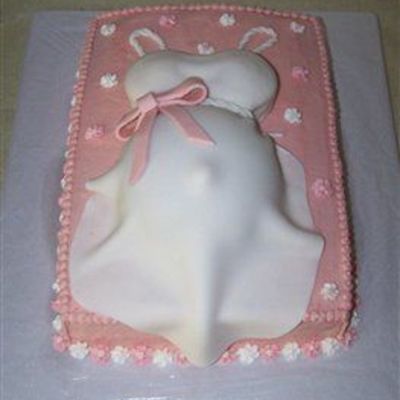 Baby Girl Belly Cake