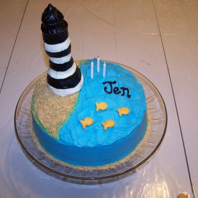 Lighthouse Cake