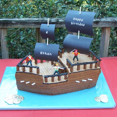 Pirate Ship Cake