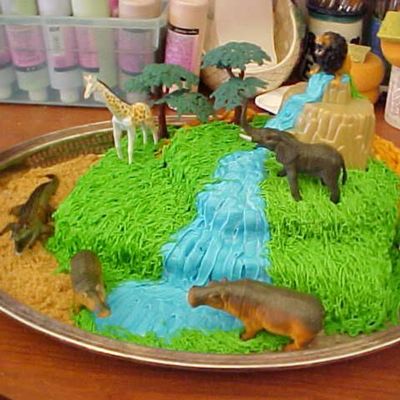 Lion King Safari Cake