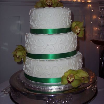 Scrolls & Cymbidium Orchids