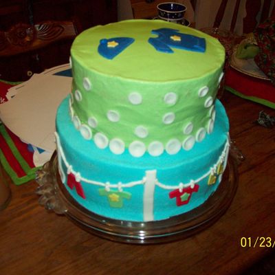 Clothes Line Cake