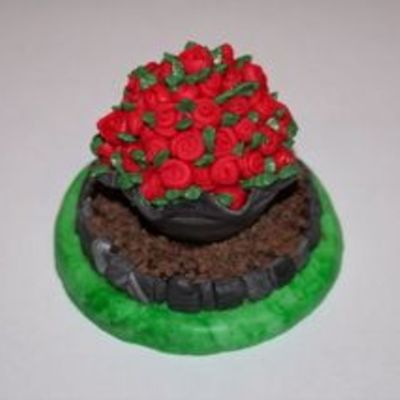 Rose Planter Cookie