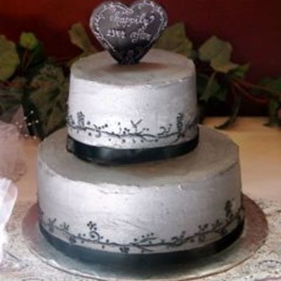 Gray And Black Bridal Shower