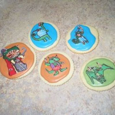 Pirate Dinosaur Cookies