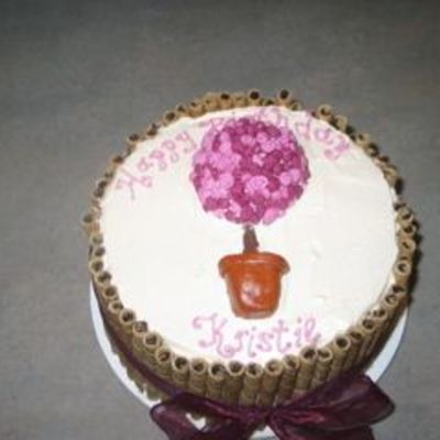 Topiary Birthday Cake
