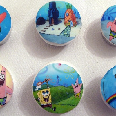 Spongebob Cupcakes
