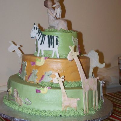 Zanzibar Baby Shower Cake