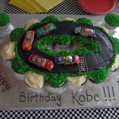 Nascar Birthday Cupcakes