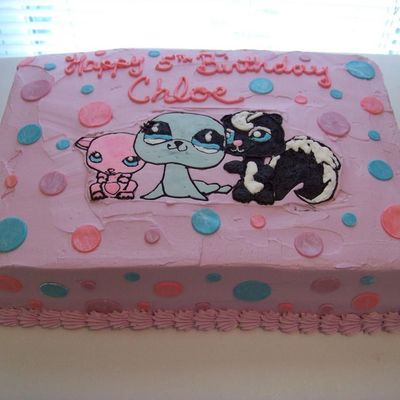 Littlest Pet Shop Birthday Cake