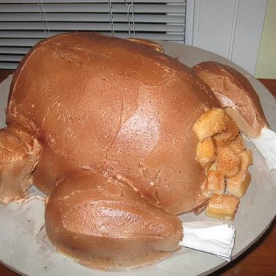 Thanksgiving Turkey Cake