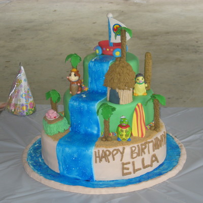 Hawaiian Wonderpets Cake