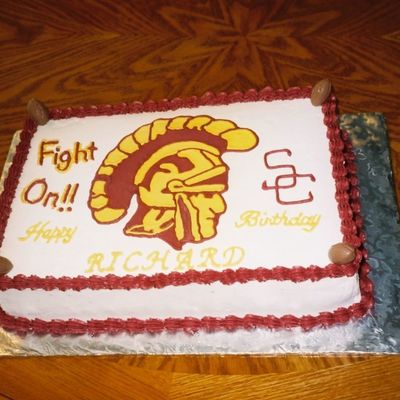 Usc Football Cake