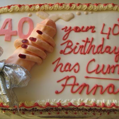 Rude 40Th Birthday Cake