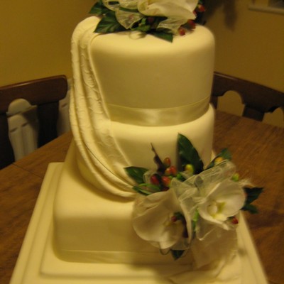 Mixed Shape Wedding Cake