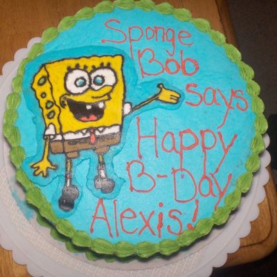 Spongebob Birthday Cake