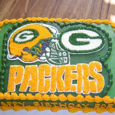 Green Bay Packers Birthday Cake
