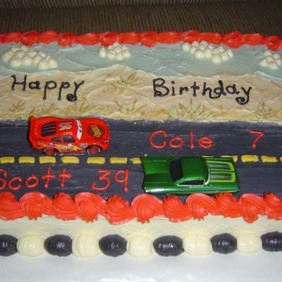 Cars Birthday Cake