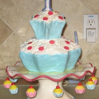 First Birthday Cupcake Cake