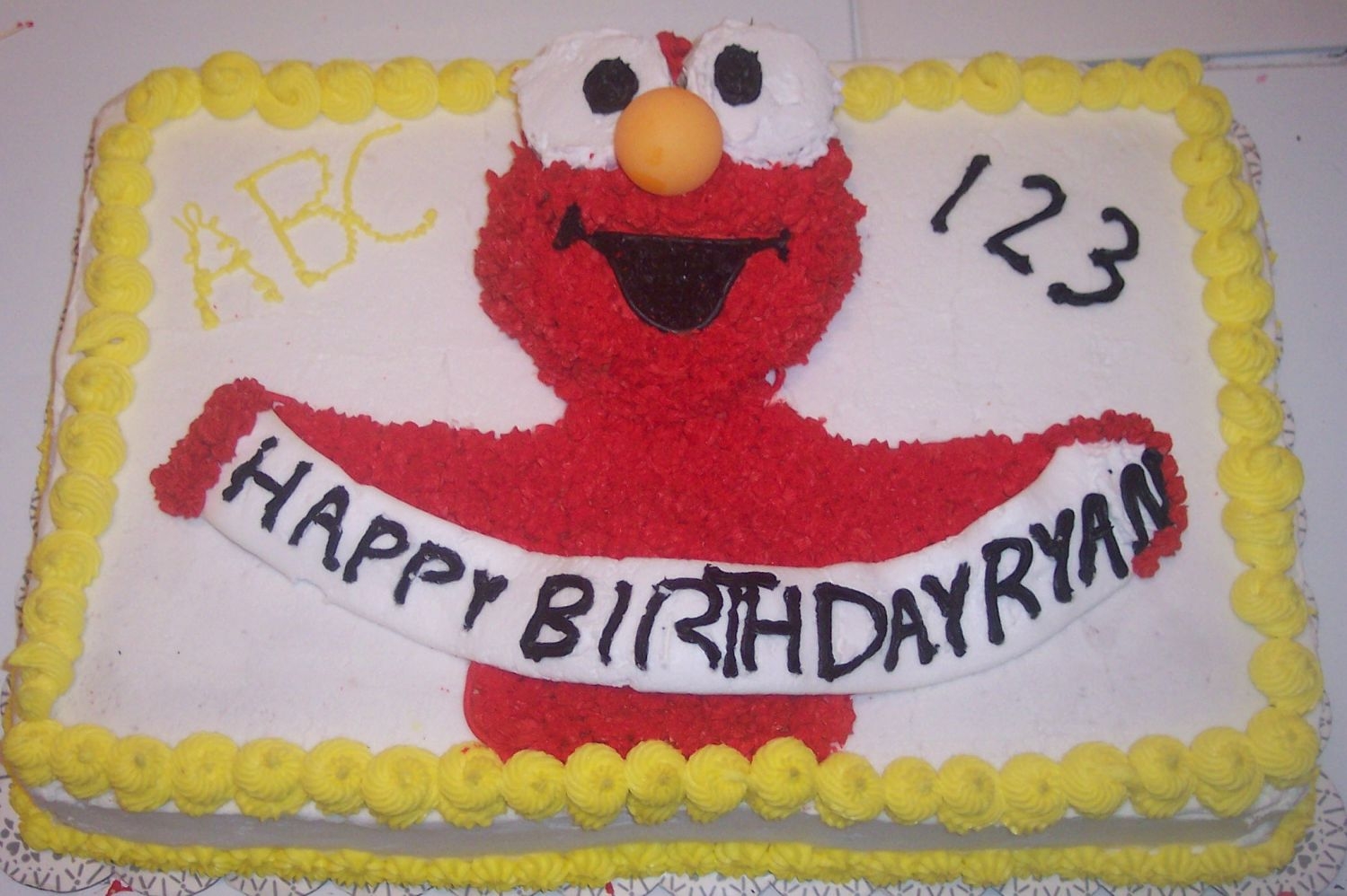 Elmo Birthday Cake