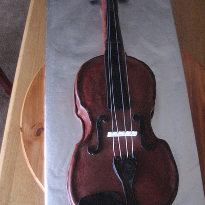Violin Cake