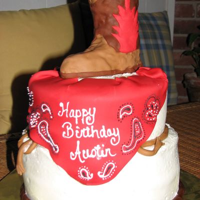 Cowboy Birthday Cake
