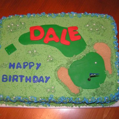 Bil Golf Cake