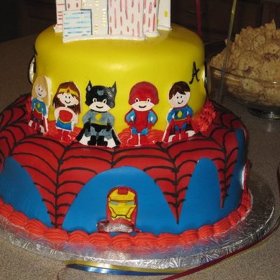 Superhero Cake