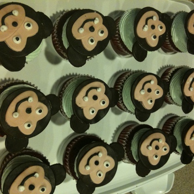 Monkey Cupcakes