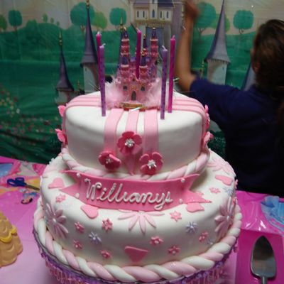 Princess Castle Cake